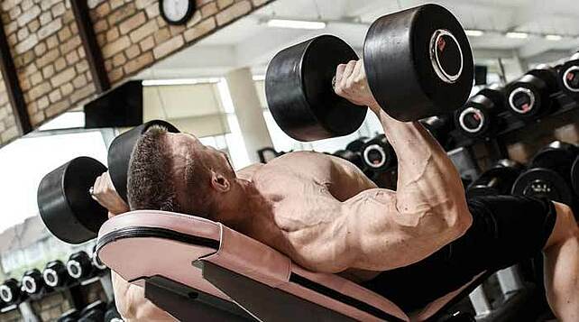 Dumbbell bench press