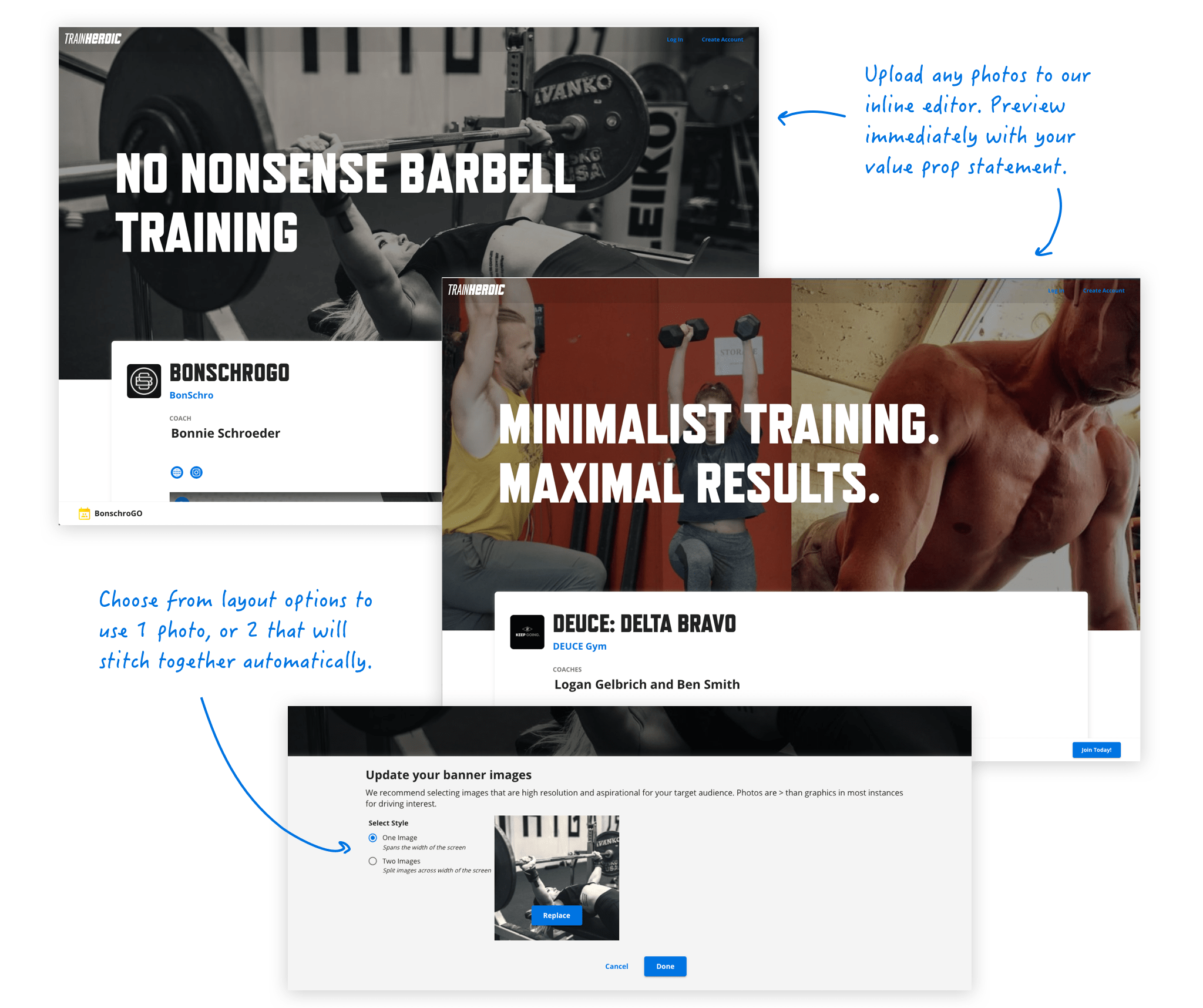 TrainHeroic Marketplace | Build a landing page to sell your online training