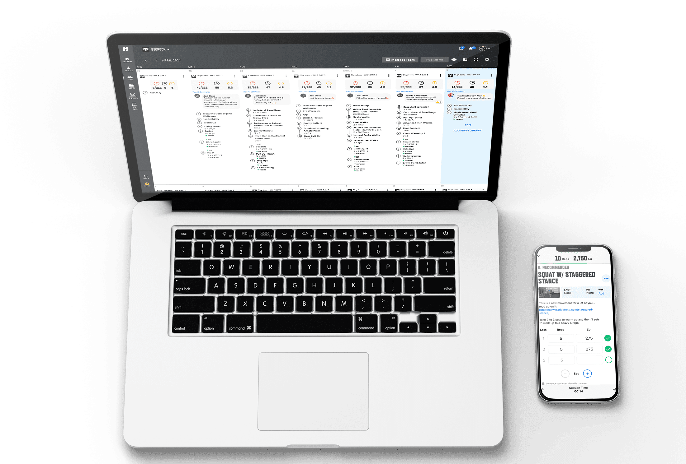 Laptop and phone mockup
