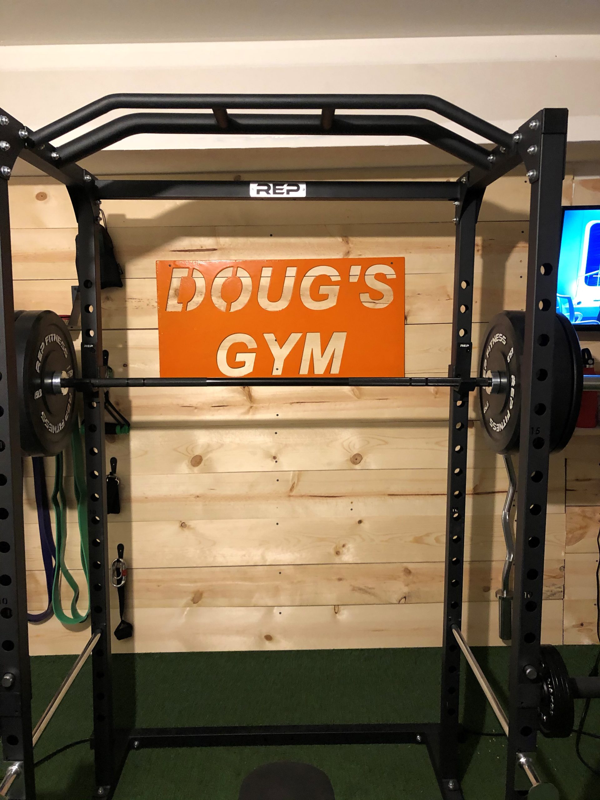 home gym squat rack