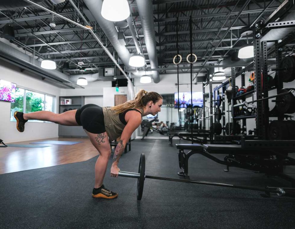 Single Leg Landmine RDLs For a pumpedup peach & stable hips