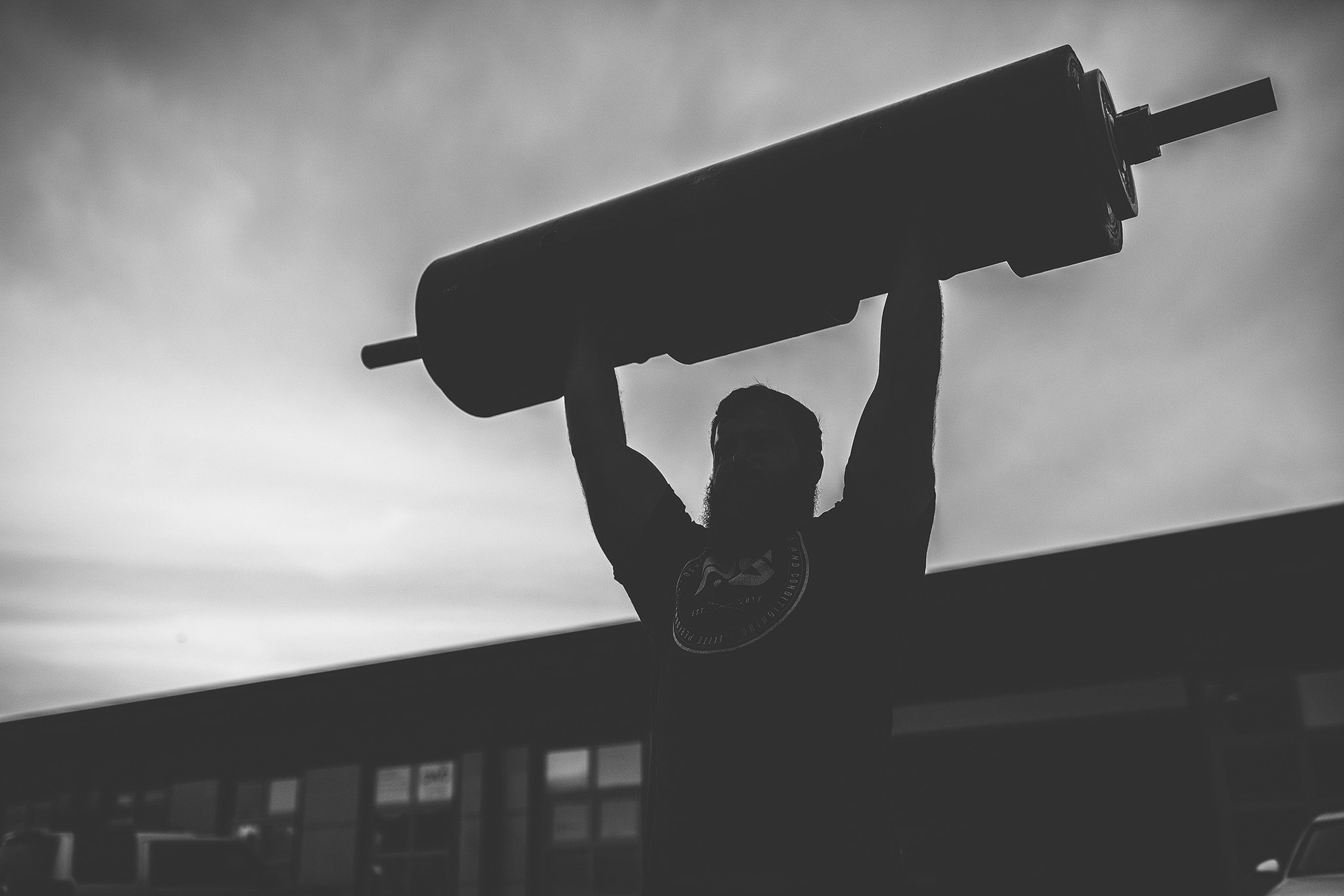 strongman log press overhead strength and conditioning