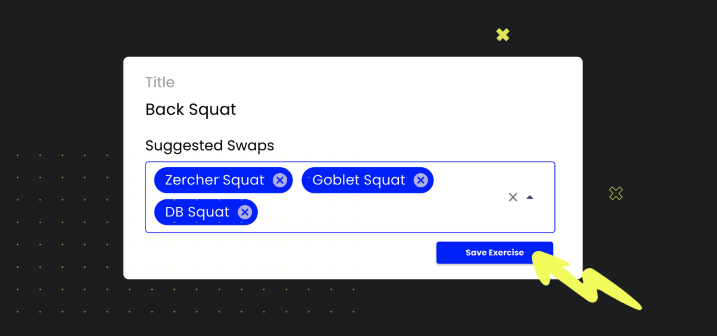 Suggested Swaps TrainHeroic