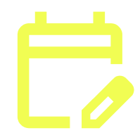 Calendar with pencil icon